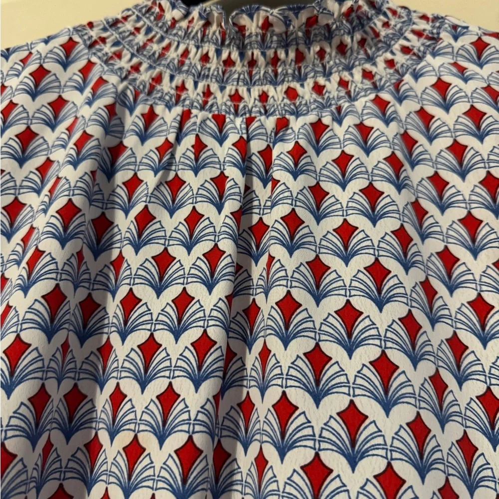 THML Red and Blue Patterned Top - Picture 3 of 3